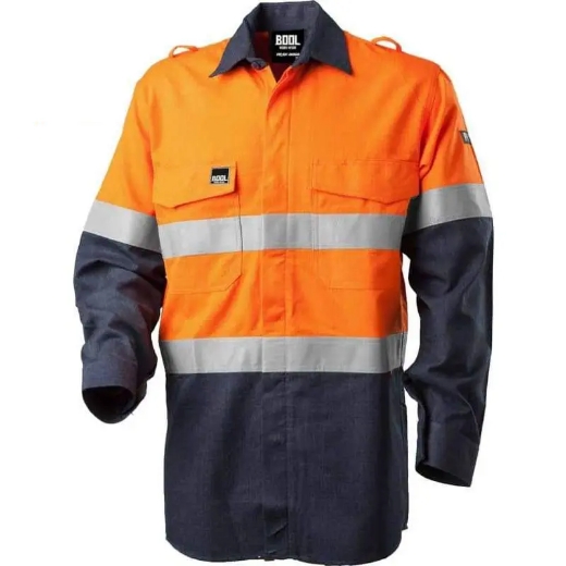 Picture of Bool-Workwear, Shirt, Long Sleeve, Flame Retardant, Rip-Stop, FR Tape